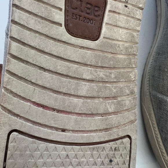 Clae mens 10.5 eilington gray slip on…. - Picture 5 of 9